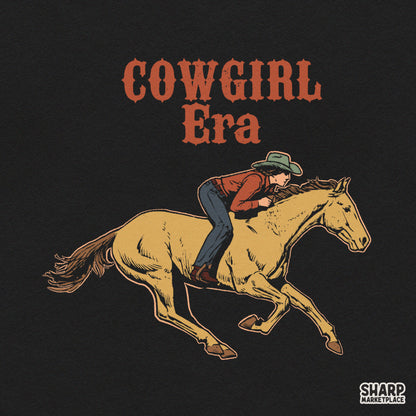 Cowgirl Era Galloping Horse Rider, Vintage Western