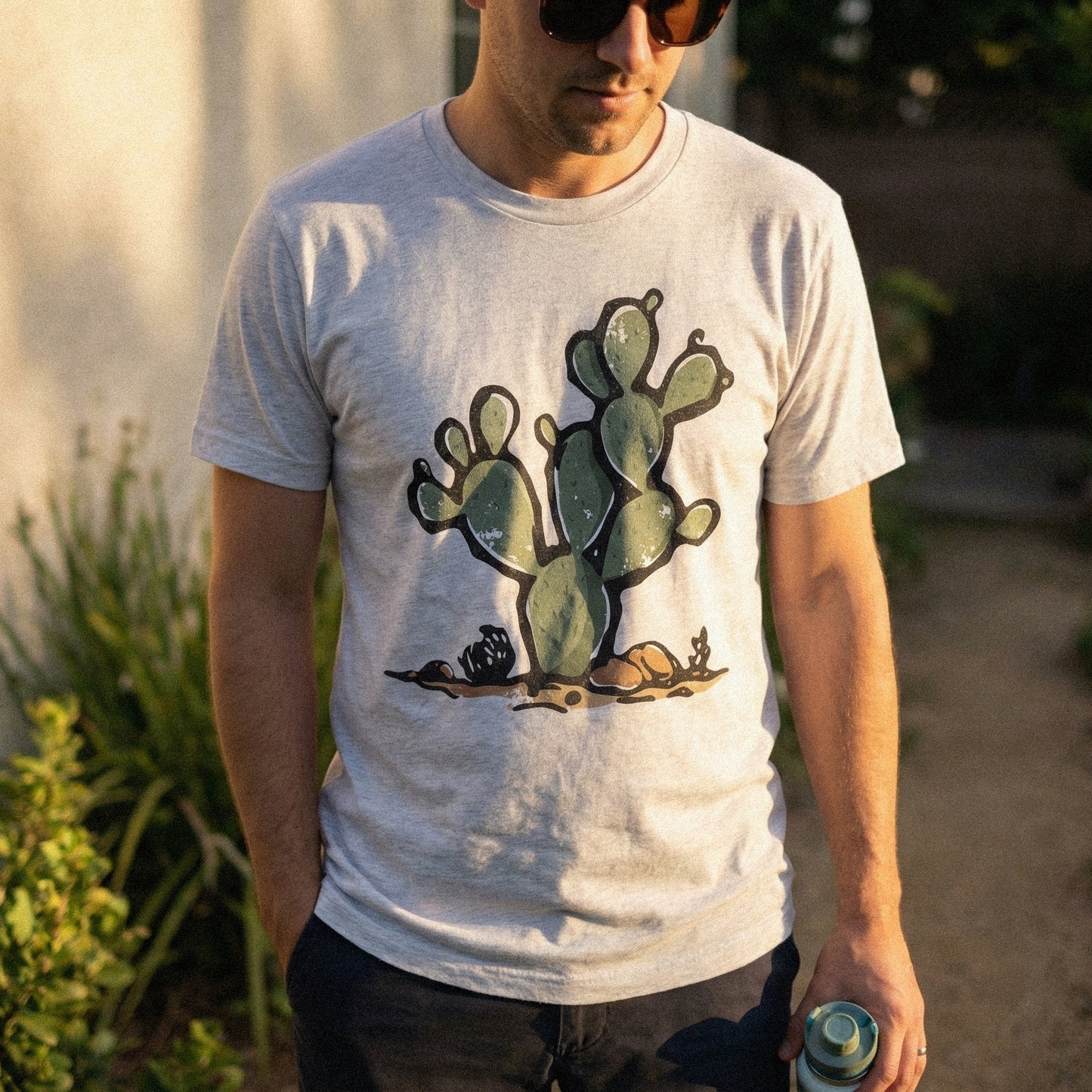 Prickly Pear Cactus PNG, Desert Plant Clipart - 300 DPI Design for T-Shirt