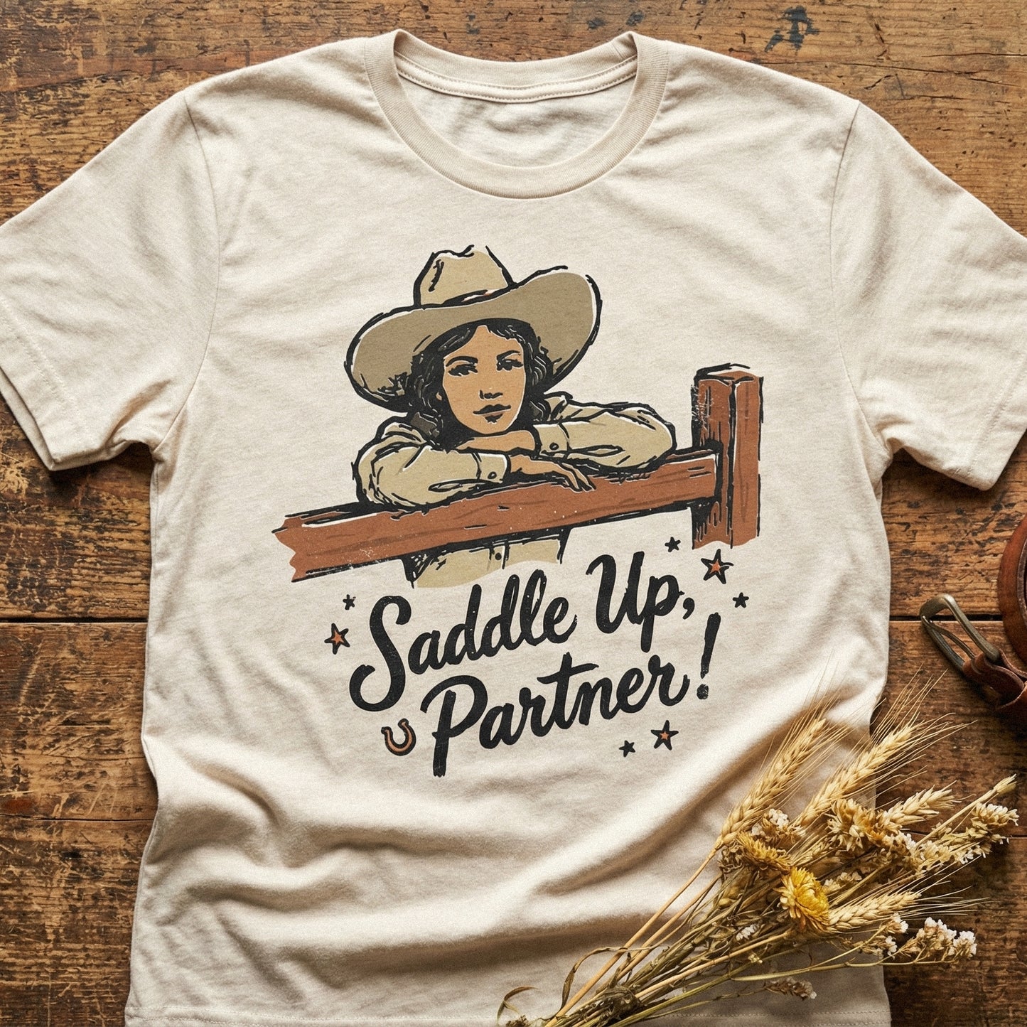 Saddle Up, Partner! PNG - 300 DPI Design for T-Shirt