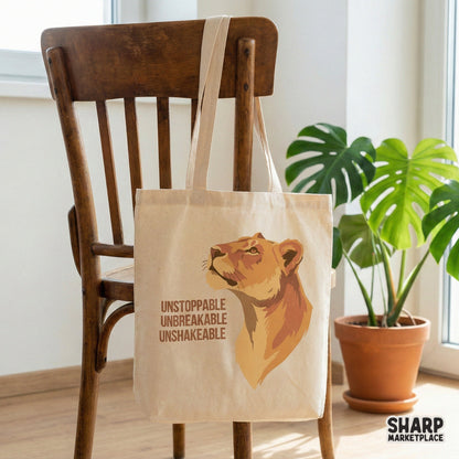 Unstoppable Unbreakable Unshakeable PNG, Lioness Motivational Shirt