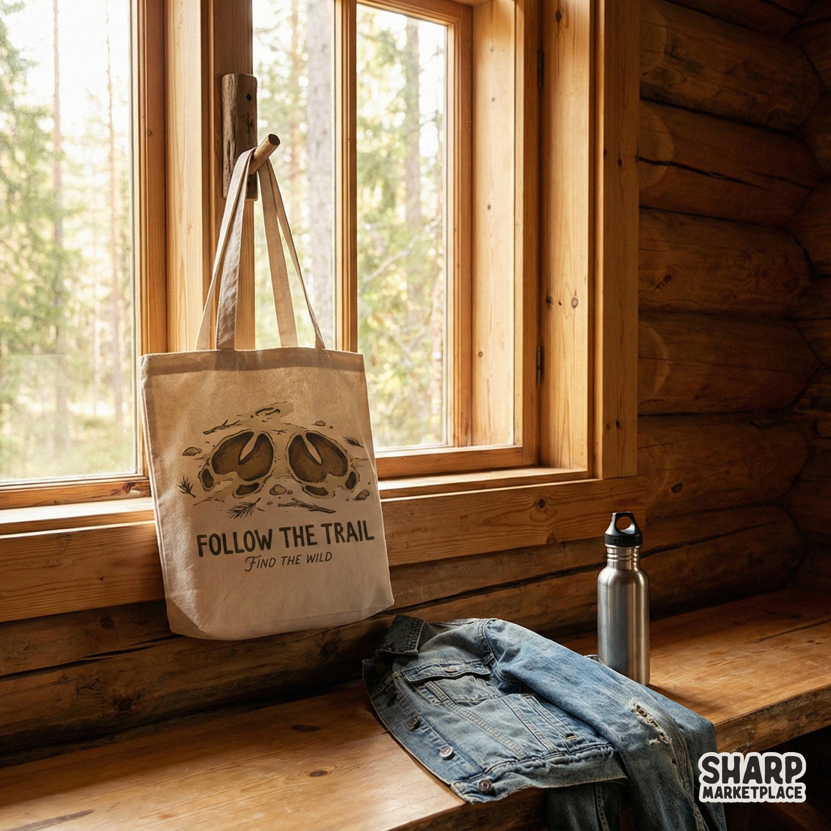 Follow The Trail PNG, Adventure Wildlife Track Digital Design - 300 DPI