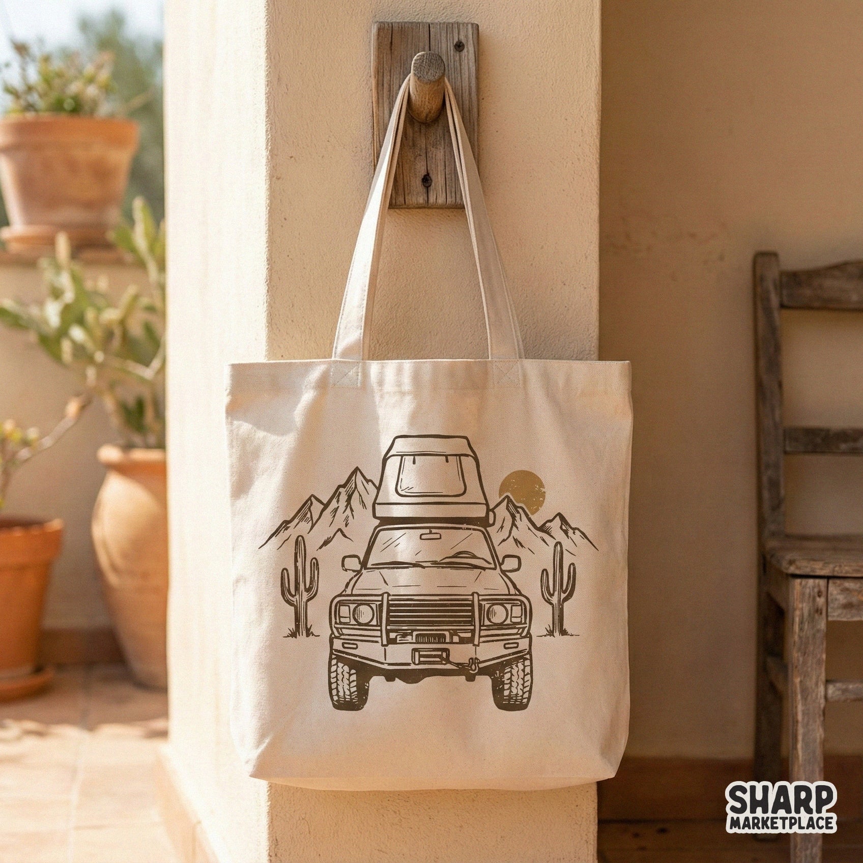 Vintage Camping PNG, Adventure Truck Shirt Design - 300 DPI Design for