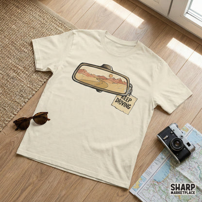 Keep Driving PNG, Vintage Desert Road Art - 300 DPI Design for T-Shirt