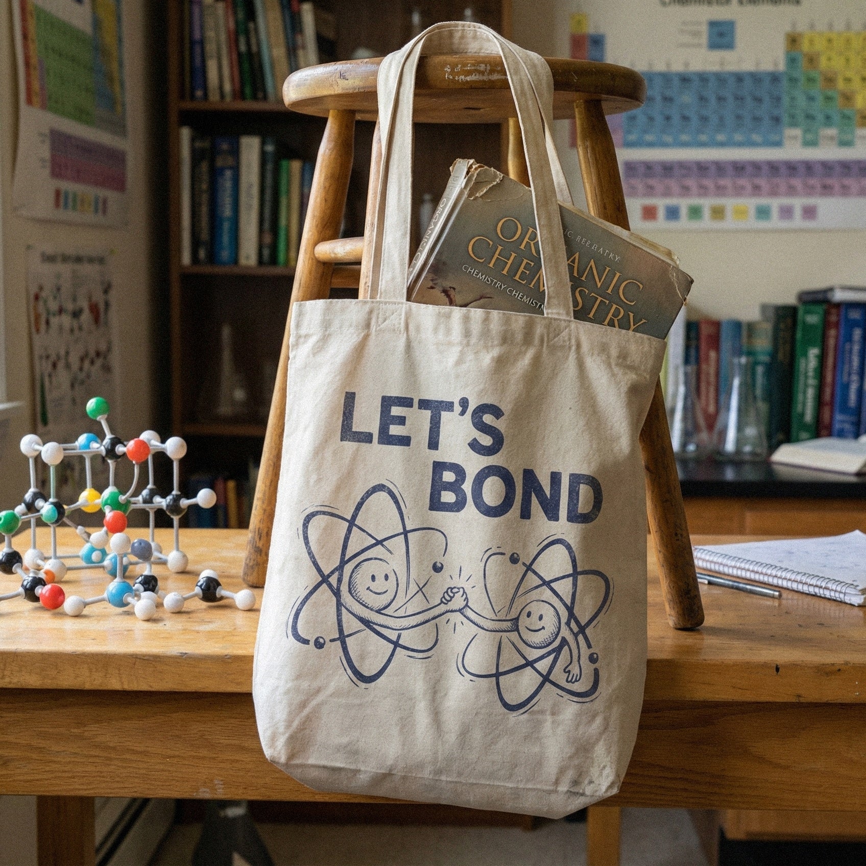 Let's Bond PNG, Science Shirt PNG Download - 300 DPI Design for T-Shirt