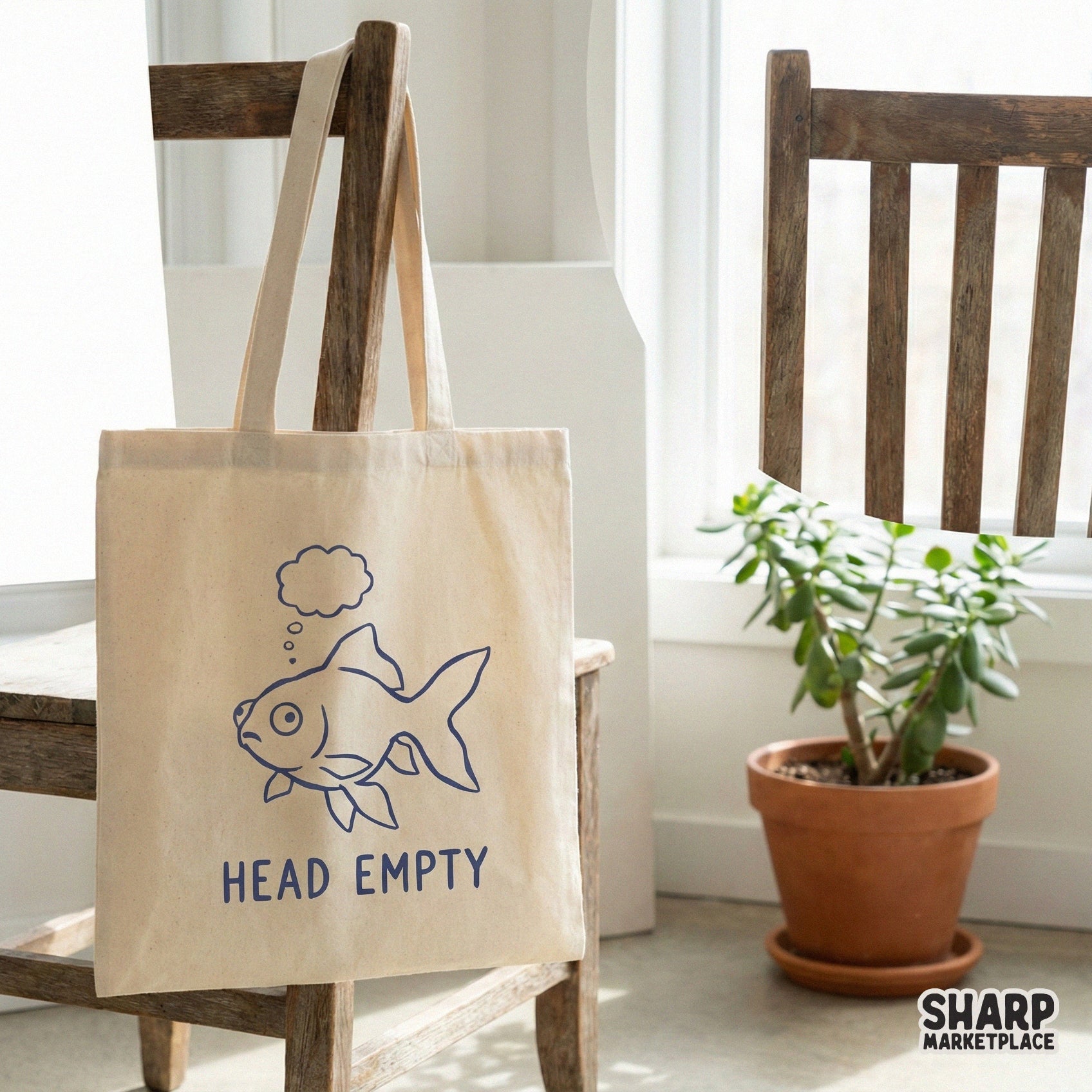 Head Empty PNG, Funny Goldfish Digital Shirt Design - 300 DPI Design for