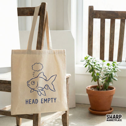 Head Empty PNG, Funny Goldfish Digital Shirt Design - 300 DPI Design for