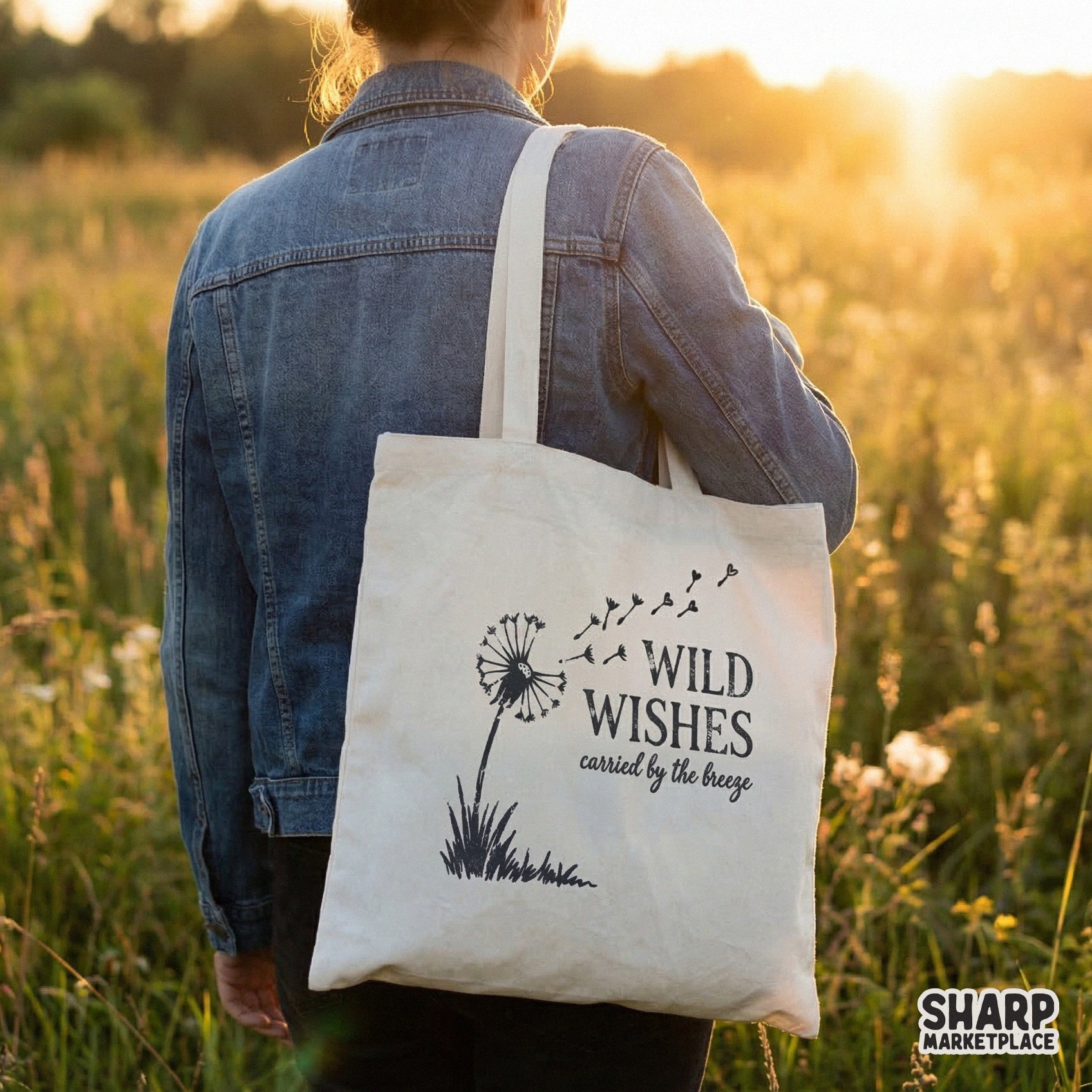 Wild Wishes PNG Design, Dandelion Breeze Digital Download - 300 DPI