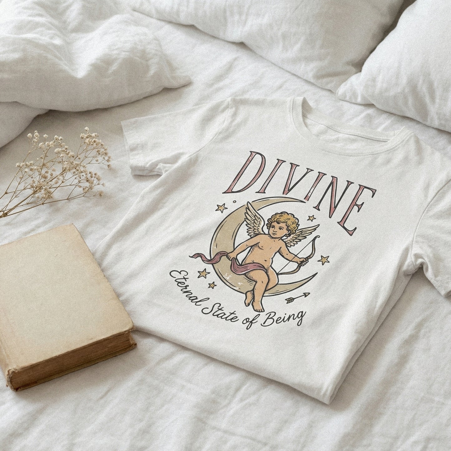 Divine Eternal State of Being PNG, Celestial Angel Art Print - 300 DPI