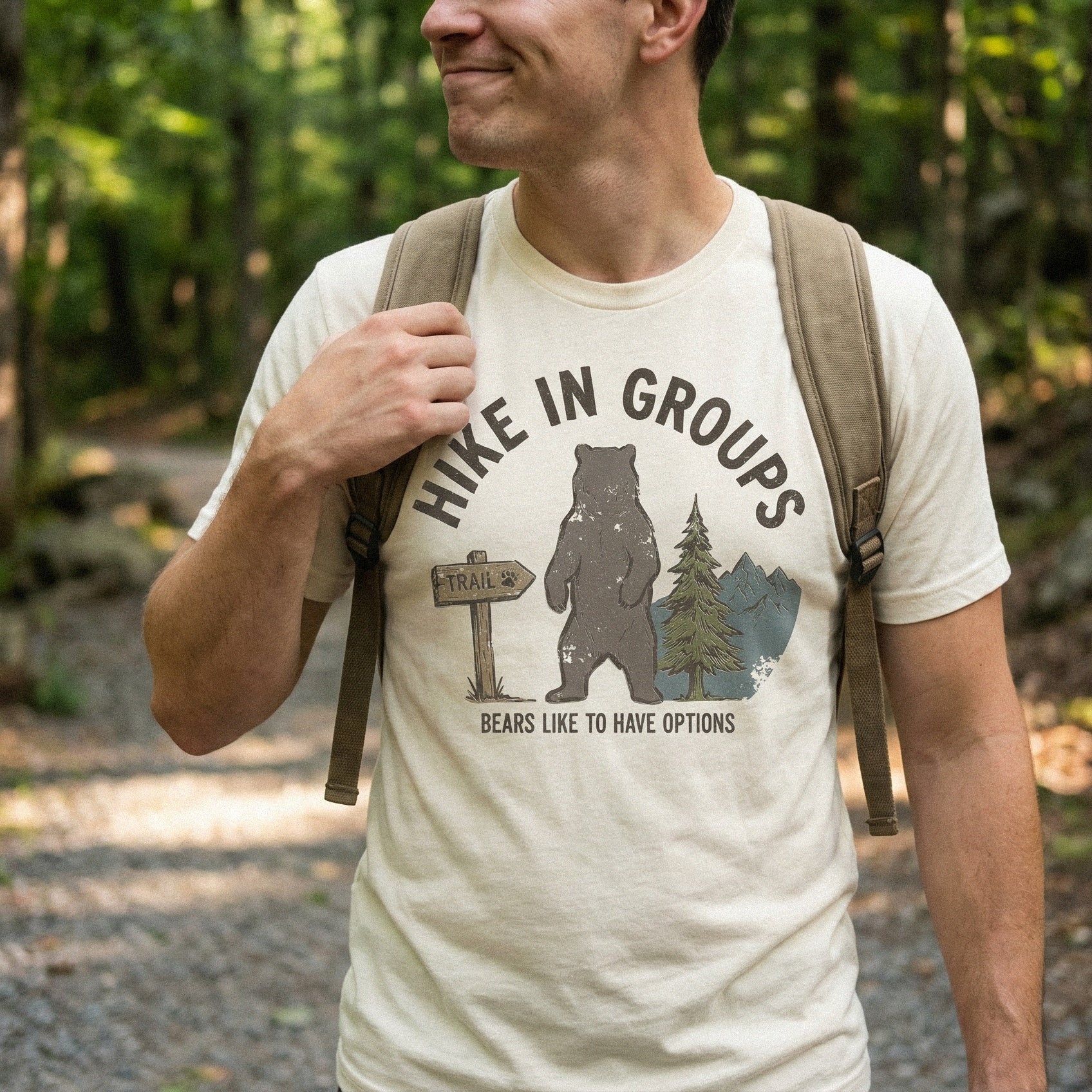 Hike In Groups PNG, Bears Like To Have Options - 300 DPI Design for T-Shirt