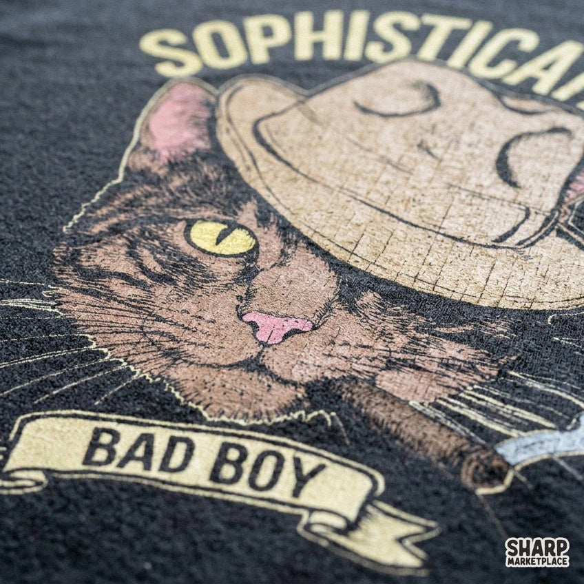 Sophisticated Bad Boy Funny PNG Shirt, Thug Life Mobster