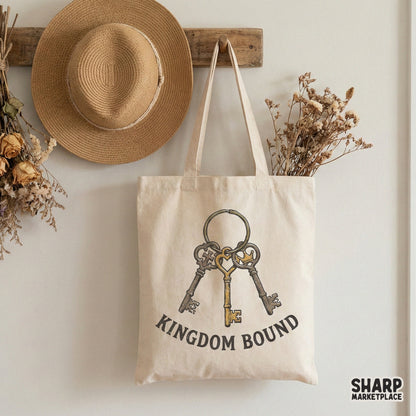 Kingdom Bound PNG, Vintage Keys Christian Shirt - 300 DPI Design for