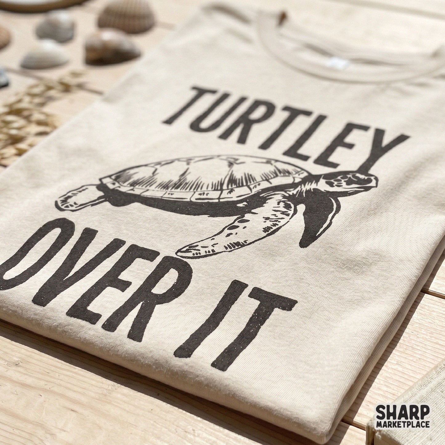 Funny sarcastic sea turtle meme shirt design with a summer beach vibe sublimation PNG graphic