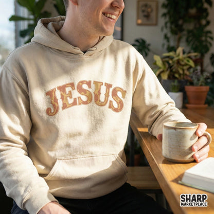 Jesus Retro Christian Shirt, Faith Based Religious T-Shirt PNG - 300 DPI