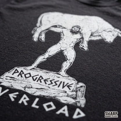 Progressive Overload Milo of Croton Bull Lifting Art