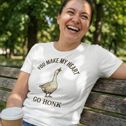You Make My Heart Go Honk PNG, Goose Lover Shirt - 300 DPI Design for