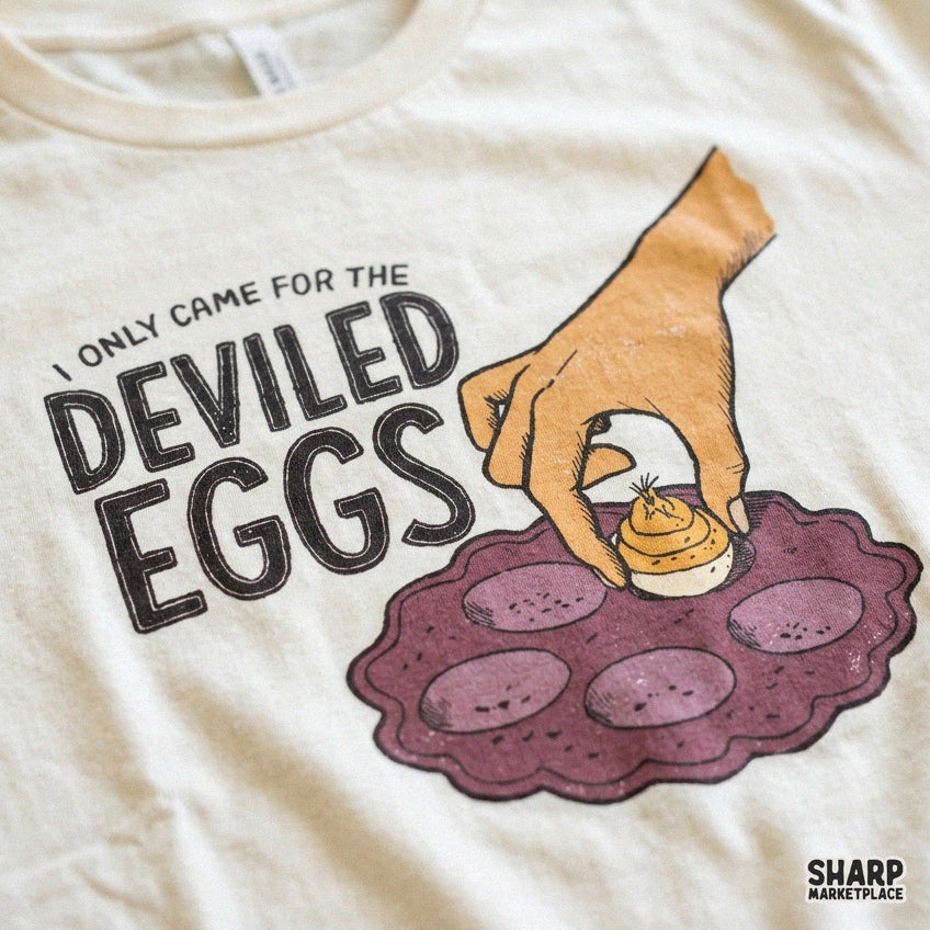 I Only Came for the Deviled Eggs Easter PNG, Trendy