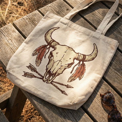 Cow Skull PNG, Western Skull Digital Download - 300 DPI Design for T-Shirt
