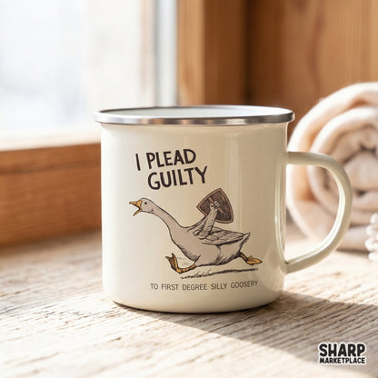 Silly goose running shield art with funny animal memes png design for sarcastic shirts