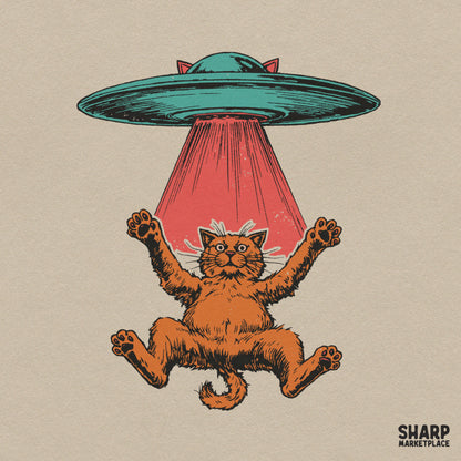 Orange Cat Abducted by Alien UFO Spaceship, Popular