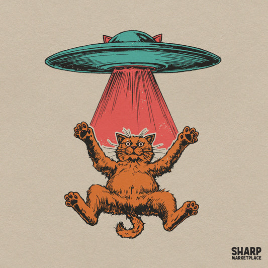 Orange Cat Abducted by Alien UFO Spaceship, Popular