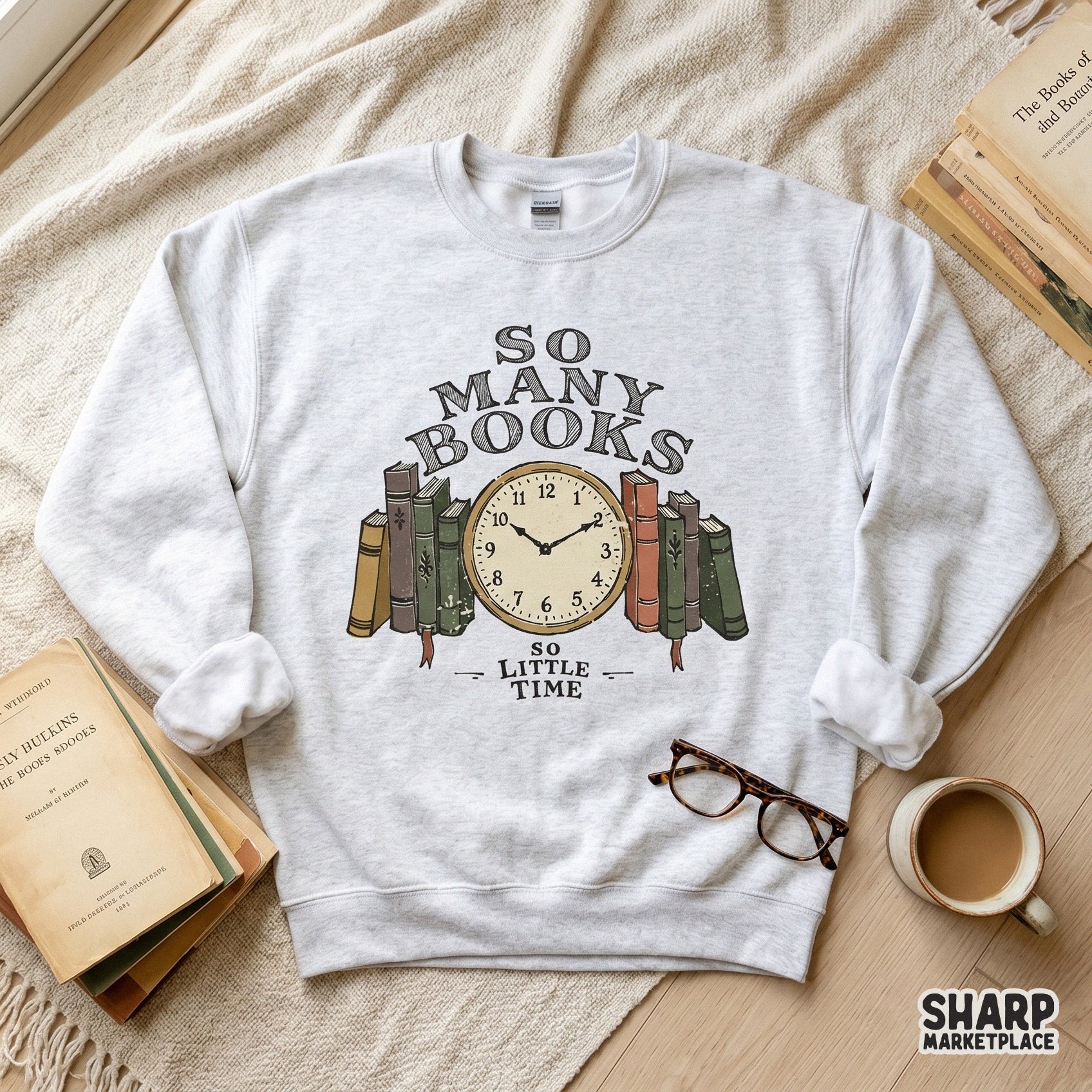 So Many Books So Little Time PNG, Teacher PNG - 300 DPI Design for T-Shirt