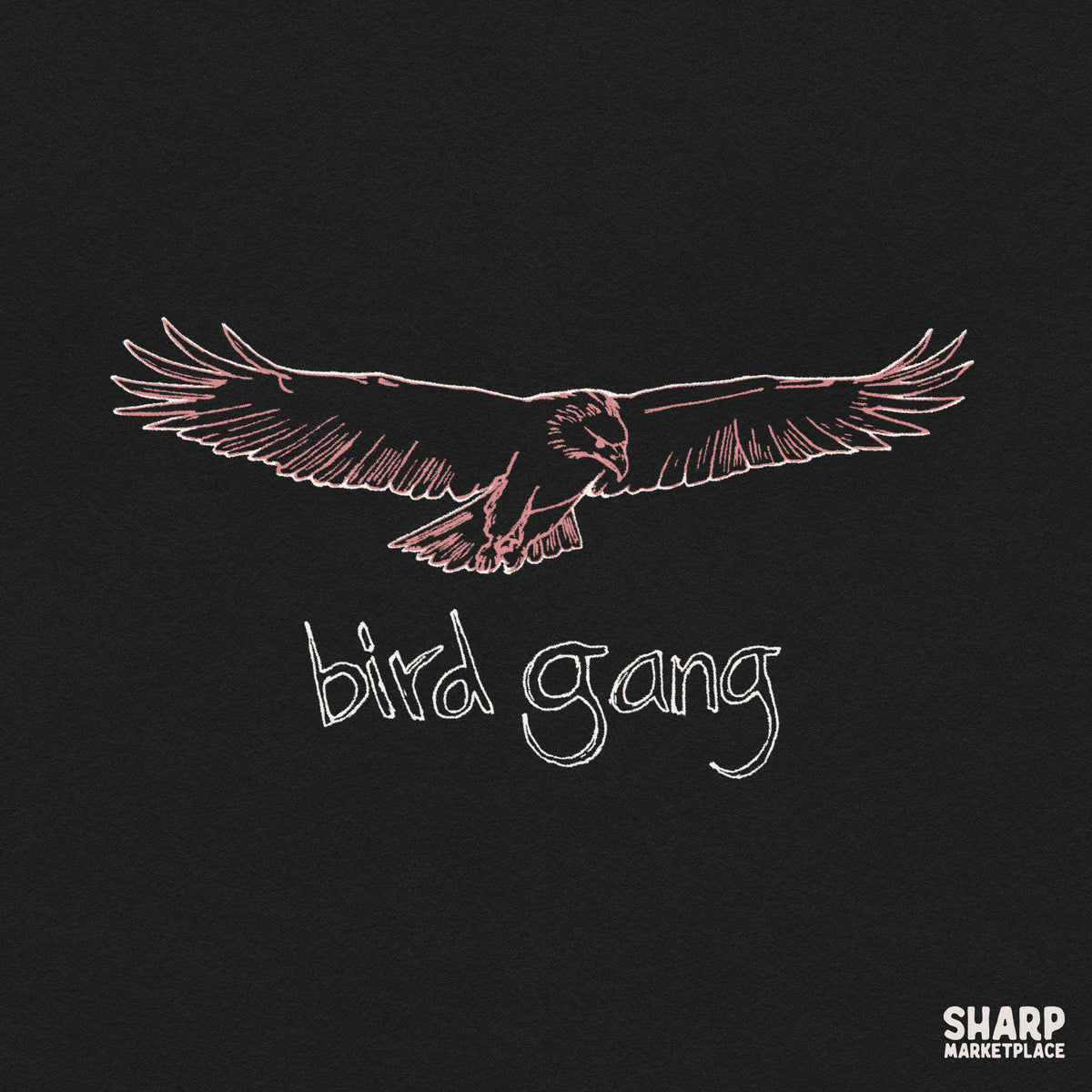 Bird Gang flying eagle game day PNG design for Philadelphia Eagles football fans apparel and shirts