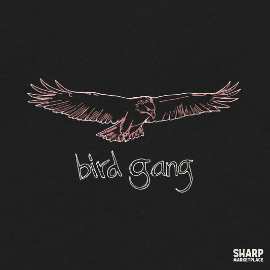 Bird Gang flying eagle game day PNG design for Philadelphia Eagles football fans apparel and shirts