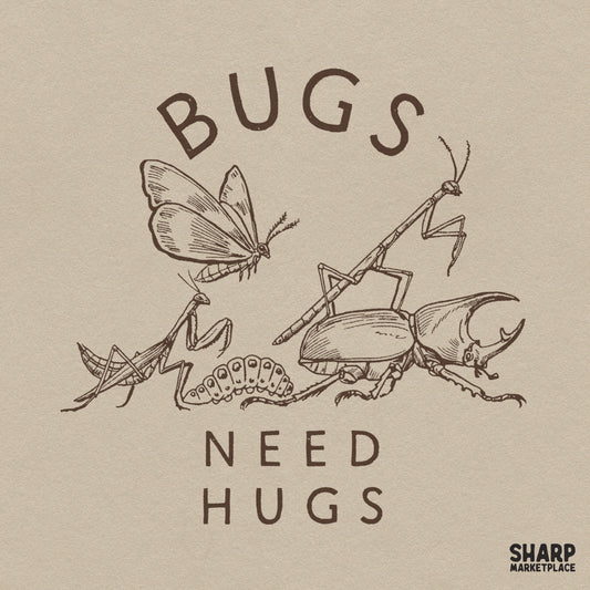 Bugs Need Hugs Butterfly Png, Vintage Insect Shirt Png
