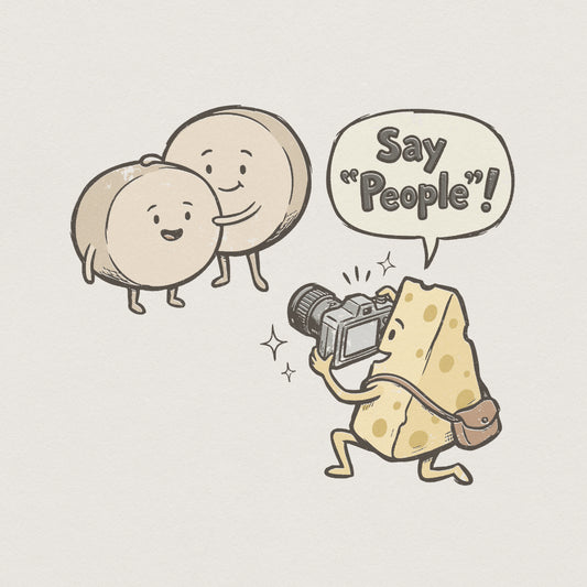 Say People PNG, Funny Cheese And Bagel Friends - 300 DPI Design for T-Shirt