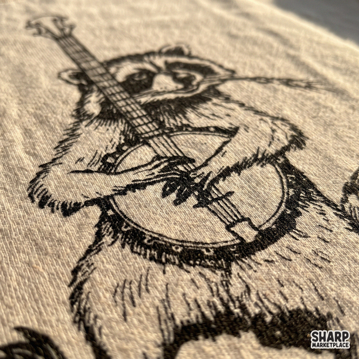 Dancing Raccoon Playing The Banjo Western PNG, Bluegrass