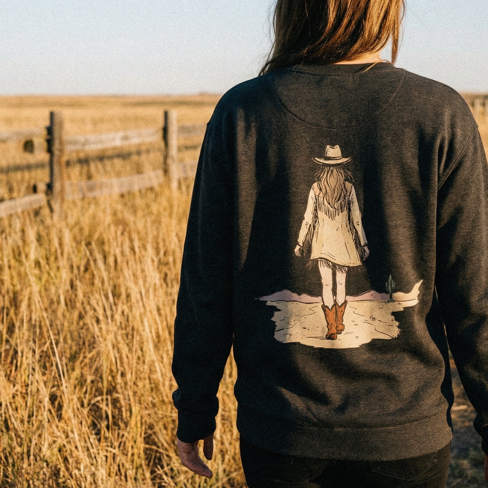 Cowgirl Desert PNG, Western Woman Clipart - 300 DPI Design for T-Shirt