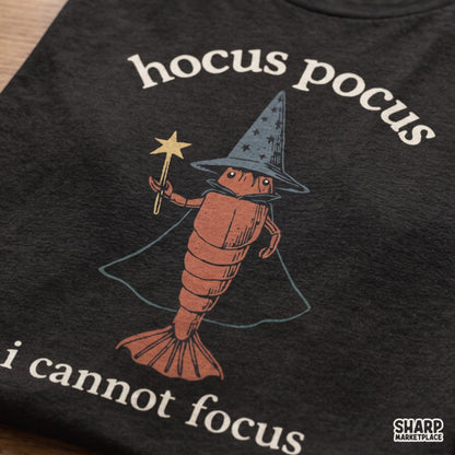 Funny wizard shrimp Halloween sublimation design for sarcastic spooky shirt or sticker PNG