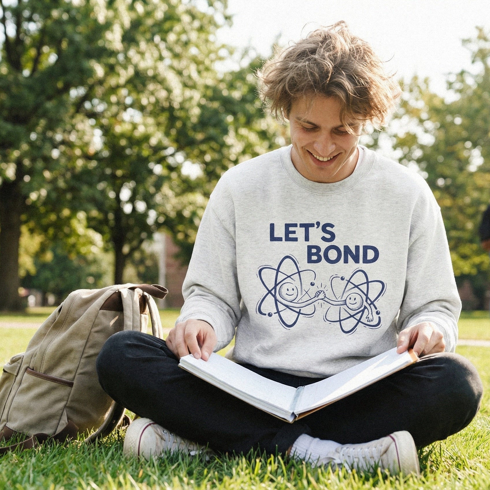 Let's Bond PNG, Science Shirt PNG Download - 300 DPI Design for T-Shirt