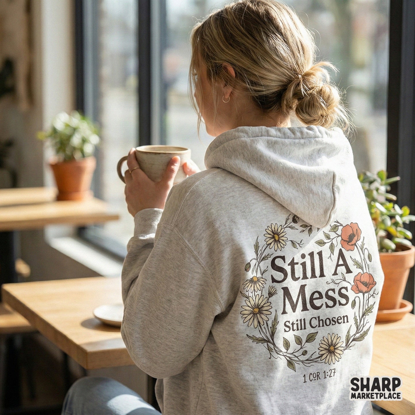 Still A Mess Still Chosen PNG, 1 Cor 1:27 Bible Verse Shirt - 300 DPI