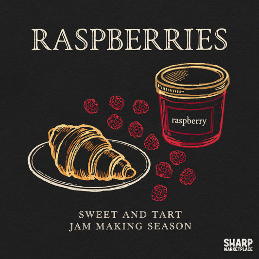 Coquette vintage raspberry fruit jam PNG graphic with a sweet aesthetic for trendy autumn t-shirt designs