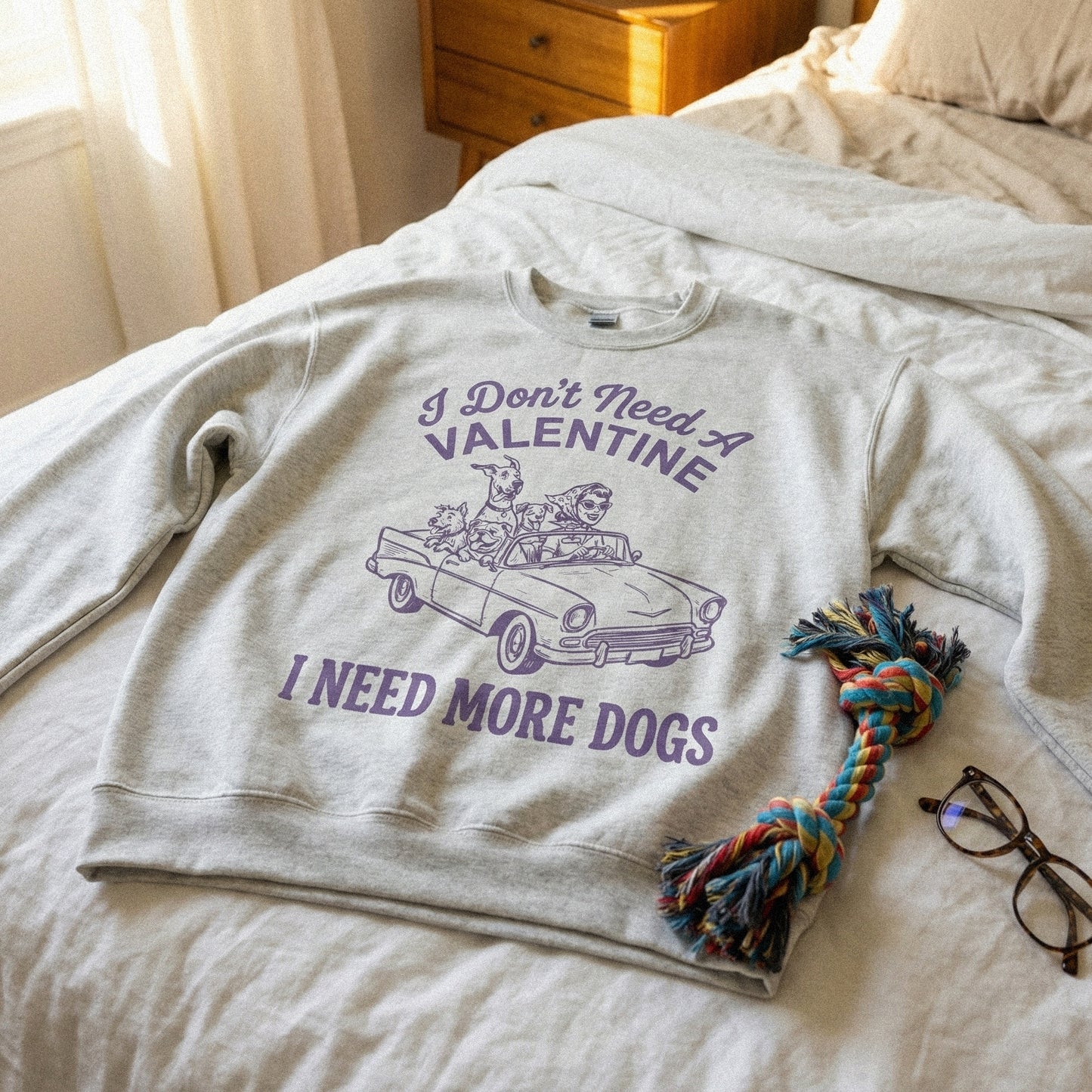 I Don’t Need A Valentine I Need More Dogs PNG, Dog Lover Shirt - 300 DPI