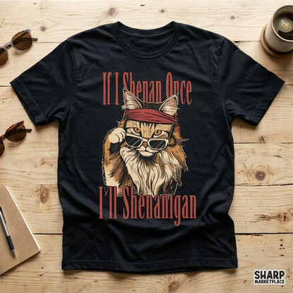 Funny cool cat with sunglasses retro PNG design for sarcastic graphic tees and shirt printing