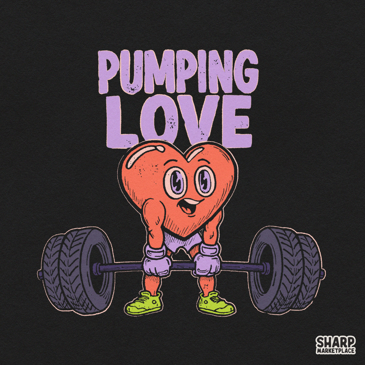 Pumping Love Shirt Png, Gym Workout Sublimation Png, Funny