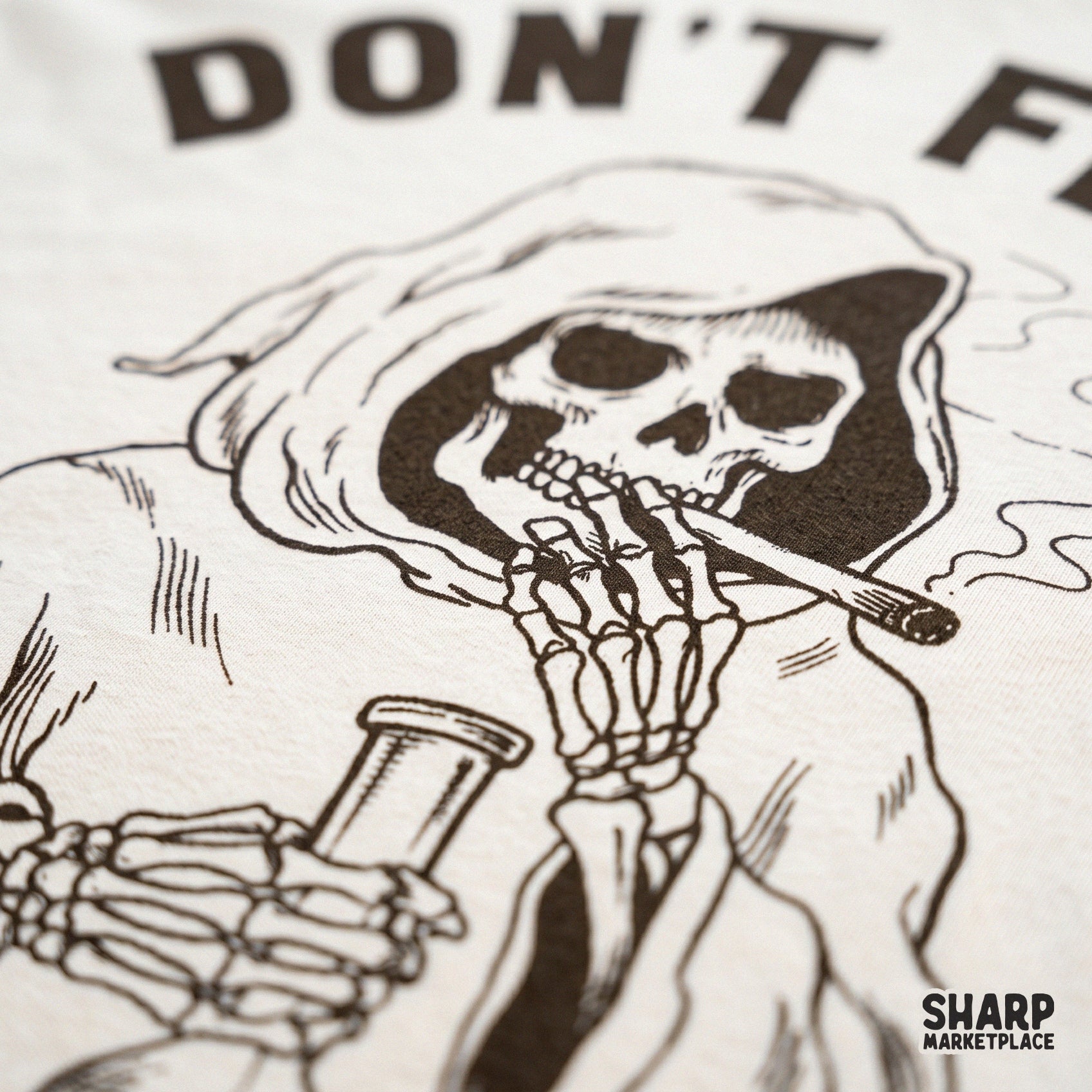 Funny cannabis skeleton smoking a bong 420 PNG design for sarcastic Halloween weed humor shirts and spooky digital art