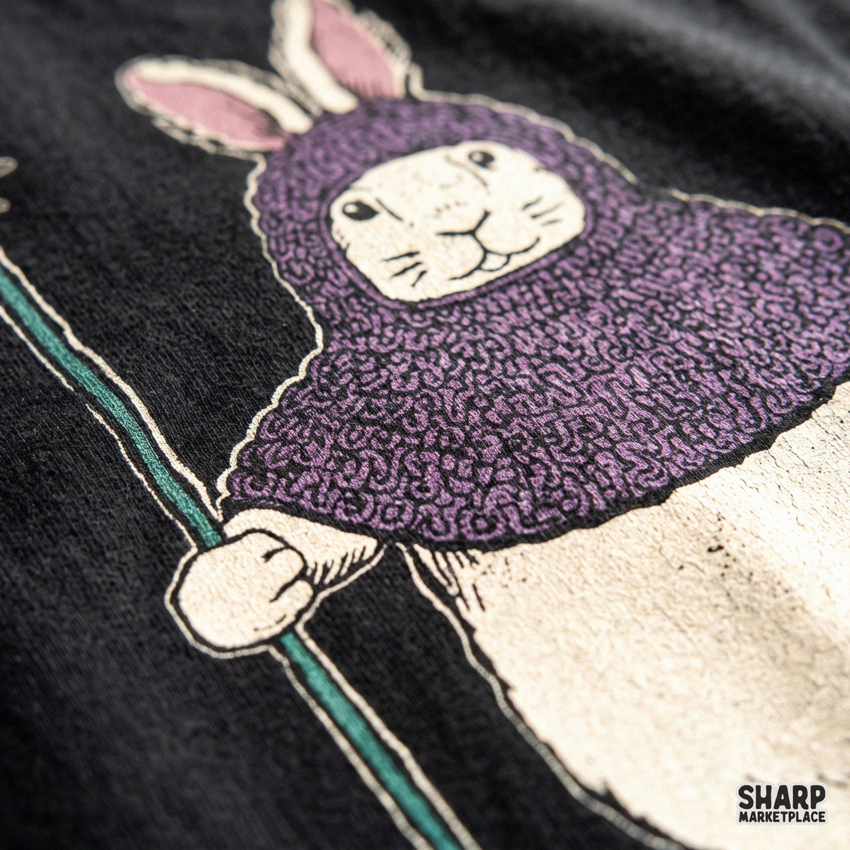 Medieval Bunny Knight in Chainmail Hood, Popular Trending