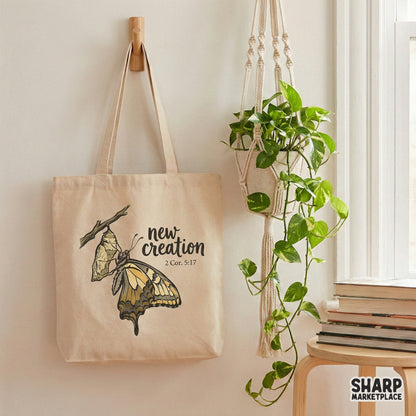 New Creation PNG, Butterfly Christian Shirt - 300 DPI Design for T-Shirt