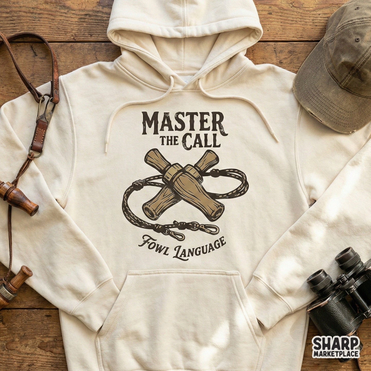 Master The Call Fowl Language PNG, Funny Duck Hunting Shirt Design - 300