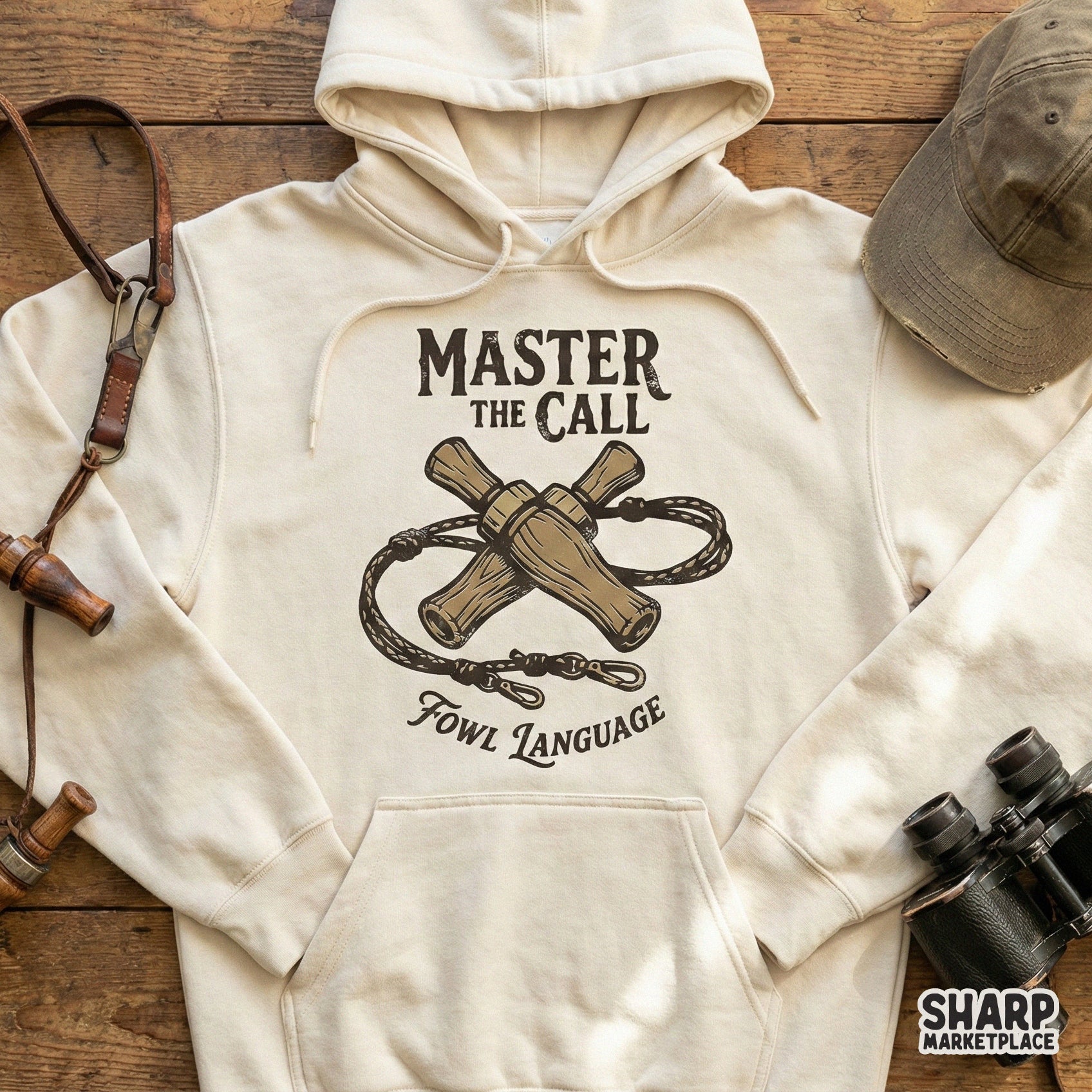 Master The Call Fowl Language PNG, Funny Duck Hunting Shirt Design - 300