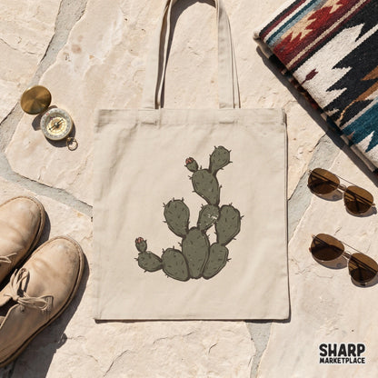 Prickly Pear Cactus Illustration, Western PNG For Trendy PNG - 300 DPI