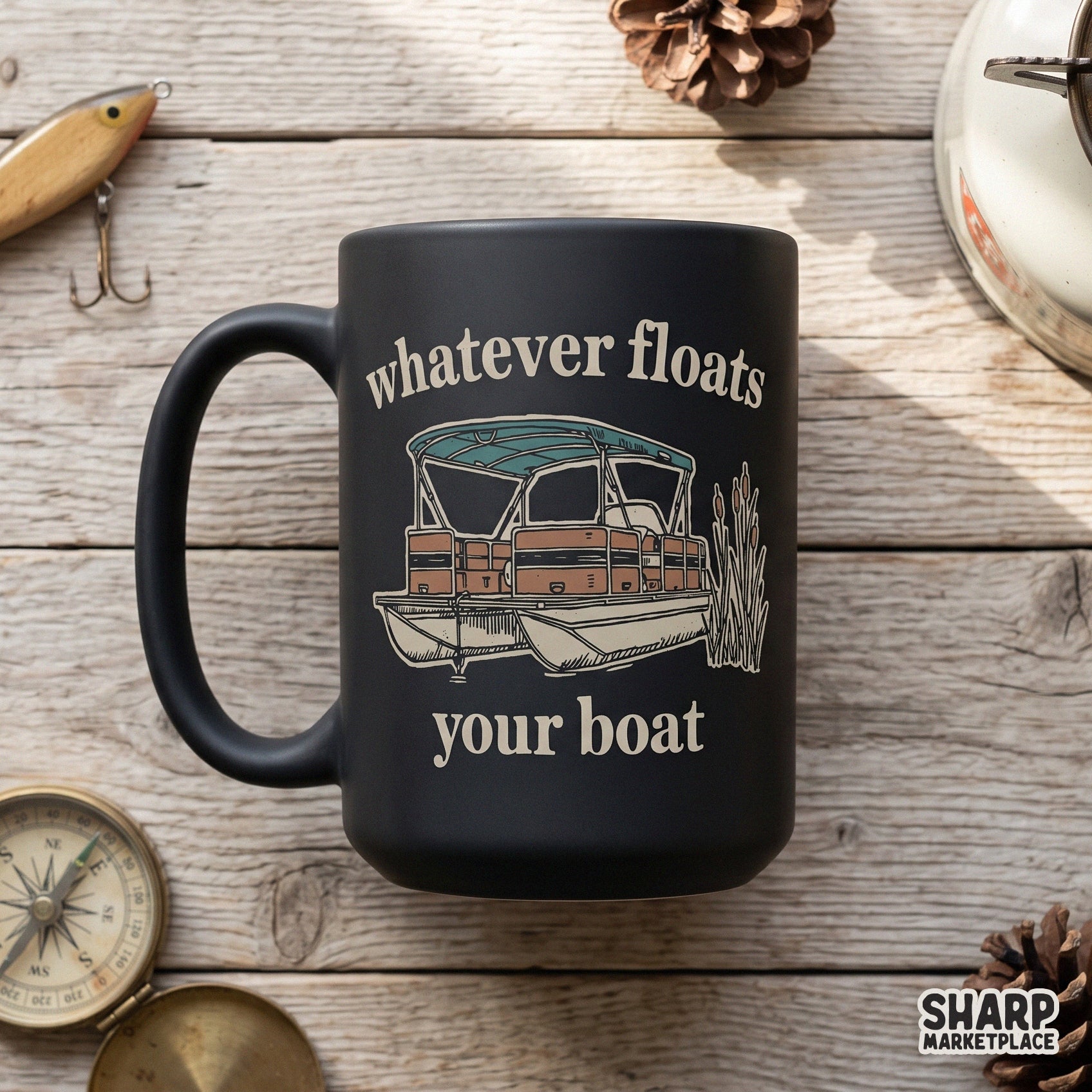 Retro vintage pontoon boat graphic for summer and beach vibes t-shirt sublimation