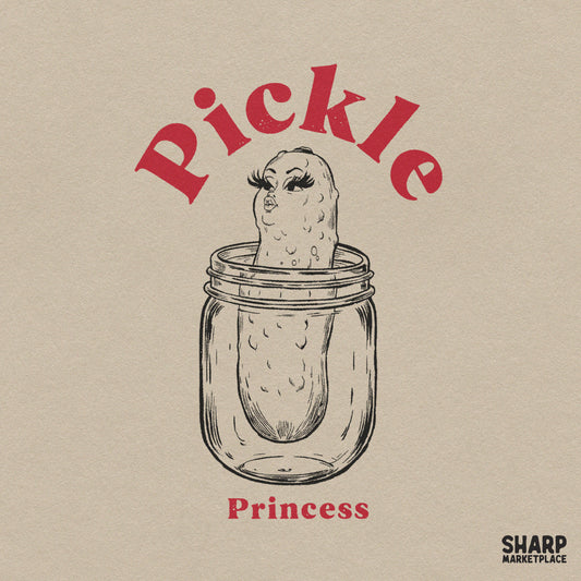 Pickle Princess Coquette PNG, Trendy Sassy Mason Jar Shirt