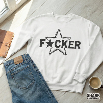 F*cker PNG, Bold Star SVG - 300 DPI Design for T-Shirt