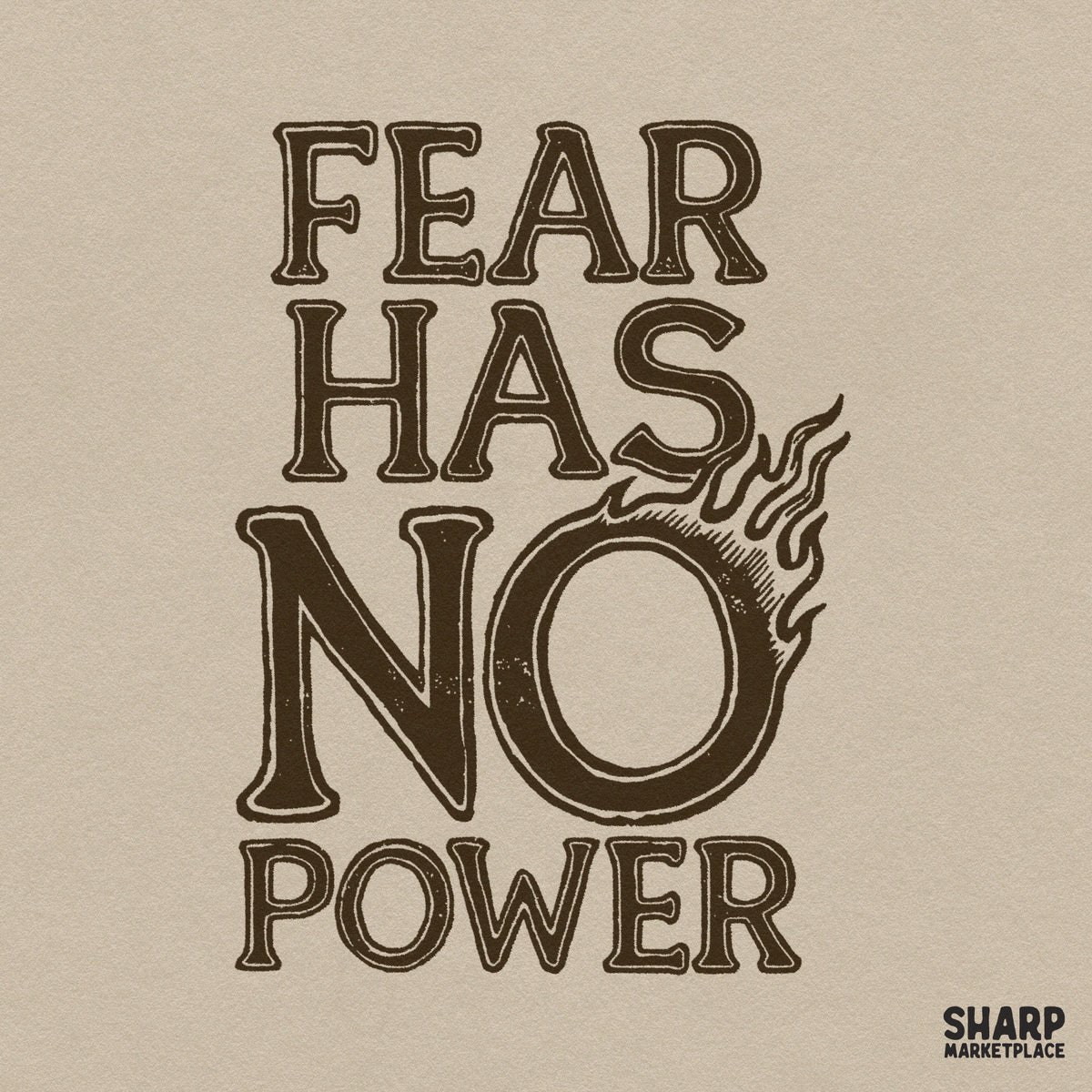 Fear Has No Power Christian PNG, Bold Faith Shirt
