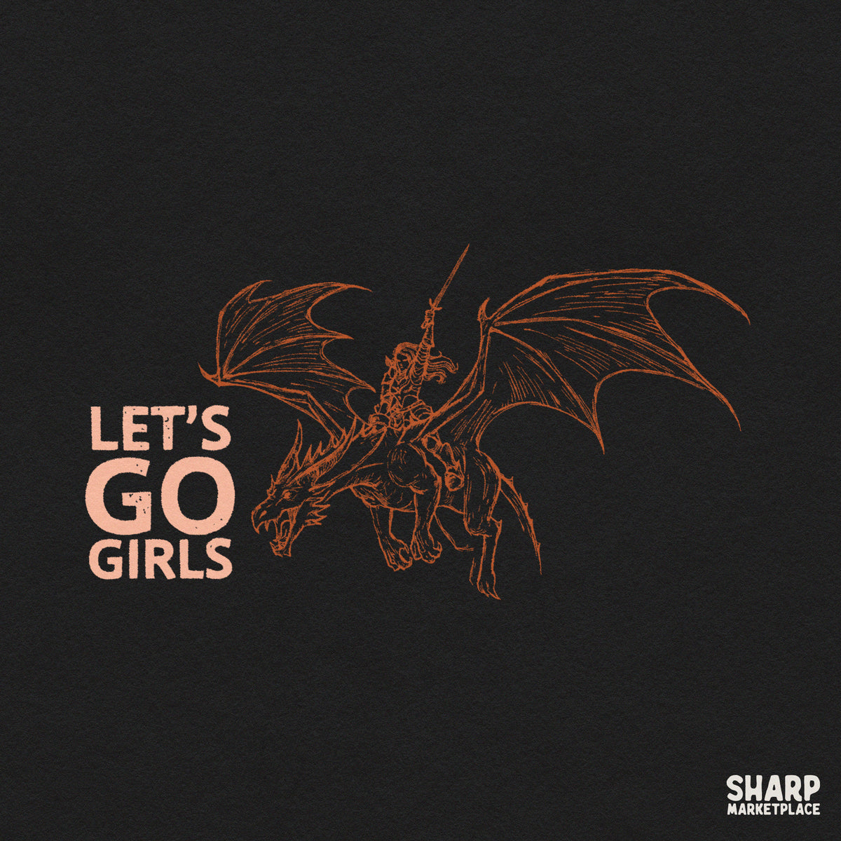 Trendy western cowgirl dragon rider graphic PNG design perfect for girls trip sublimation and shirts