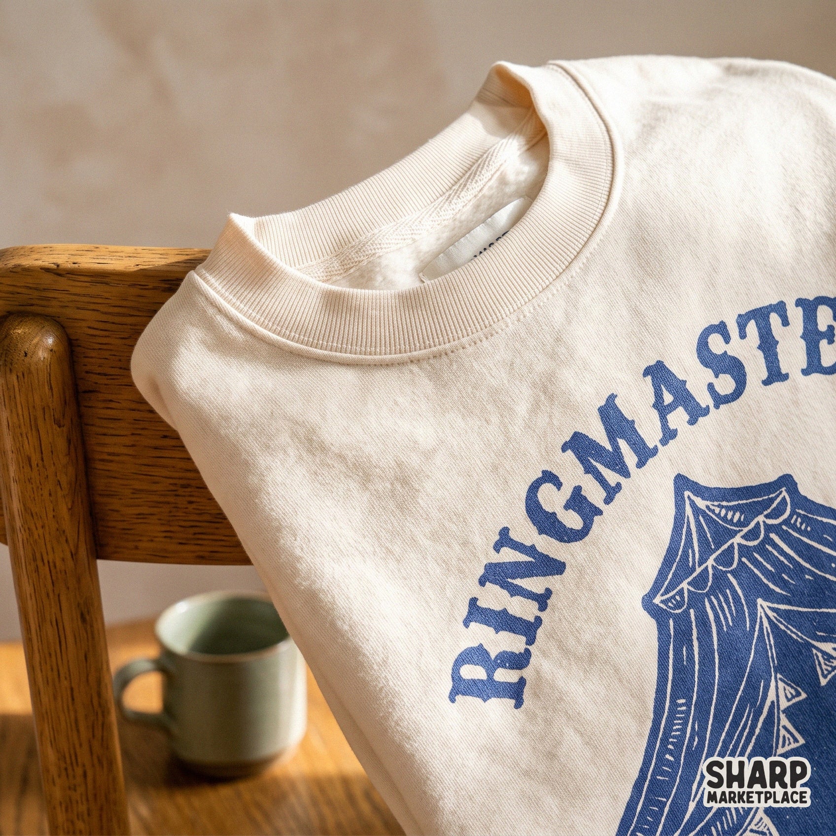 Funny circus tent sublimation design featuring Ringmaster of the Shit Show text for sarcastic mom life shirts and apparel